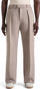 Manière De Voir Luca Relaxed Fit Pleated Pocket Trousers