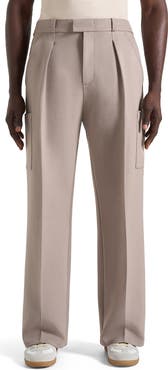 Manière De Voir Luca Relaxed Fit Pleated Pocket Trousers