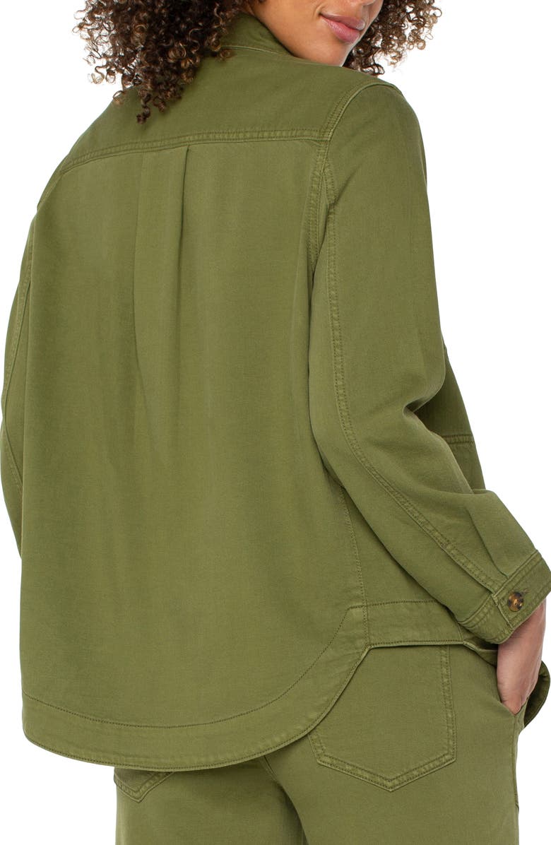 Liverpool Los Angeles Denim Shirt Jacket, Alternate, color, Hemlock