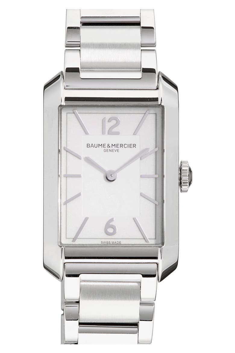 Hampton Bracelet Watch, 43mm, Main, color, OPALINE WHITE