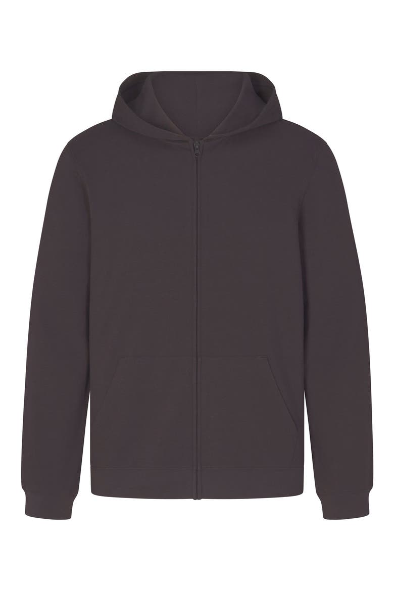 Jersey Lounge Zip Hoodie, Alternate, color, ASH