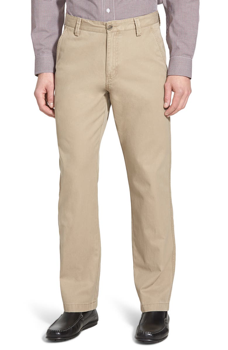Cutter & Buck Beckett Straight Leg Washed Cotton Pants, Main, color,