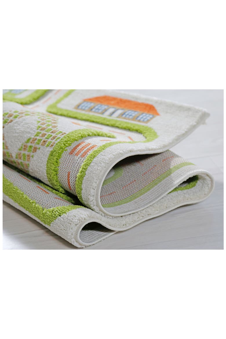 Traffic Play Rug, Alternate, color, GREEN