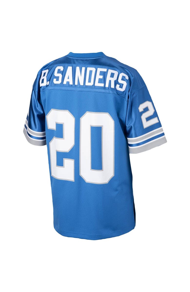 Mitchell & Ness Men's Mitchell & Ness Barry Sanders Blue Detroit Lions 1993 Authentic Throwback Retired Player Jersey, Alternate, color,