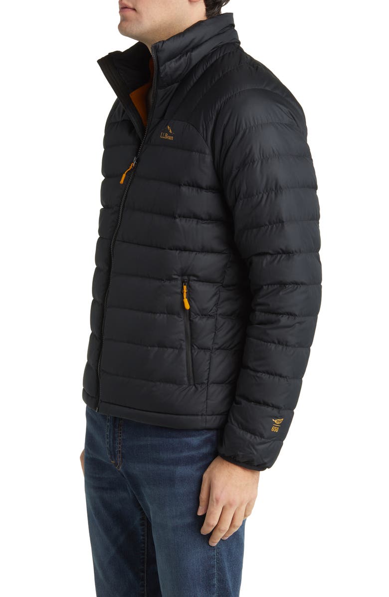 L.L.Bean Water Repellent 650 Fill Power Down Puffer Jacket, Alternate, color, Black