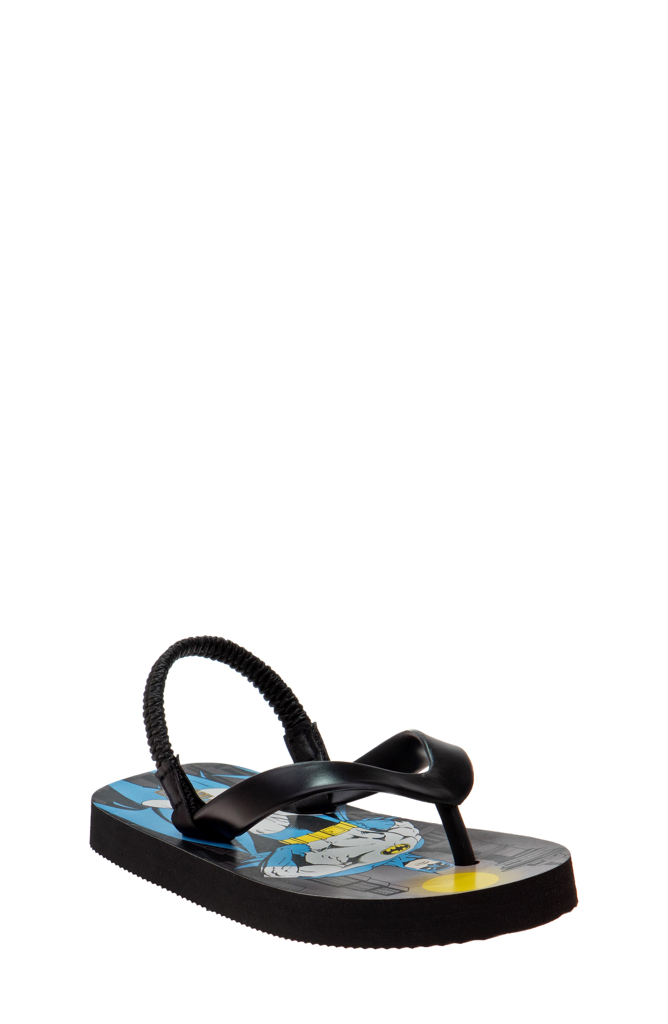 JOSMO Kids' Batman Slingback Flip Flop, Main, color, 