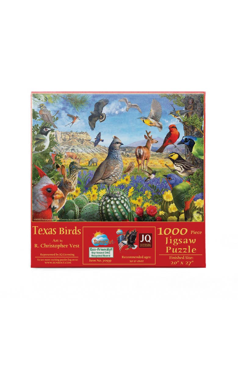 Sunsout Texas Birds 1000 piece Jigsaw Puzzle for Adults, Alternate, color, Multicolor