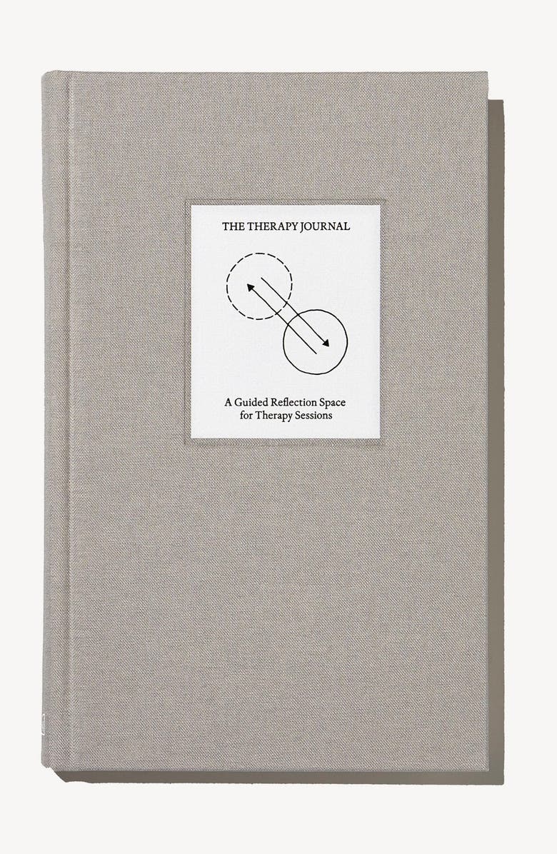 Therapy Notebooks The Therapy Journal Notebook, Main, color, Light Gray / Beige