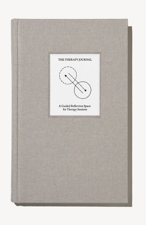 Therapy Notebooks The Therapy Journal Notebook in Light Gray /Beige  product