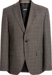 BOSS Hutson Crosshatch Virgin Wool Sport Coat