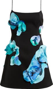 Acler Parrfold Floral Sleeveless Minidress