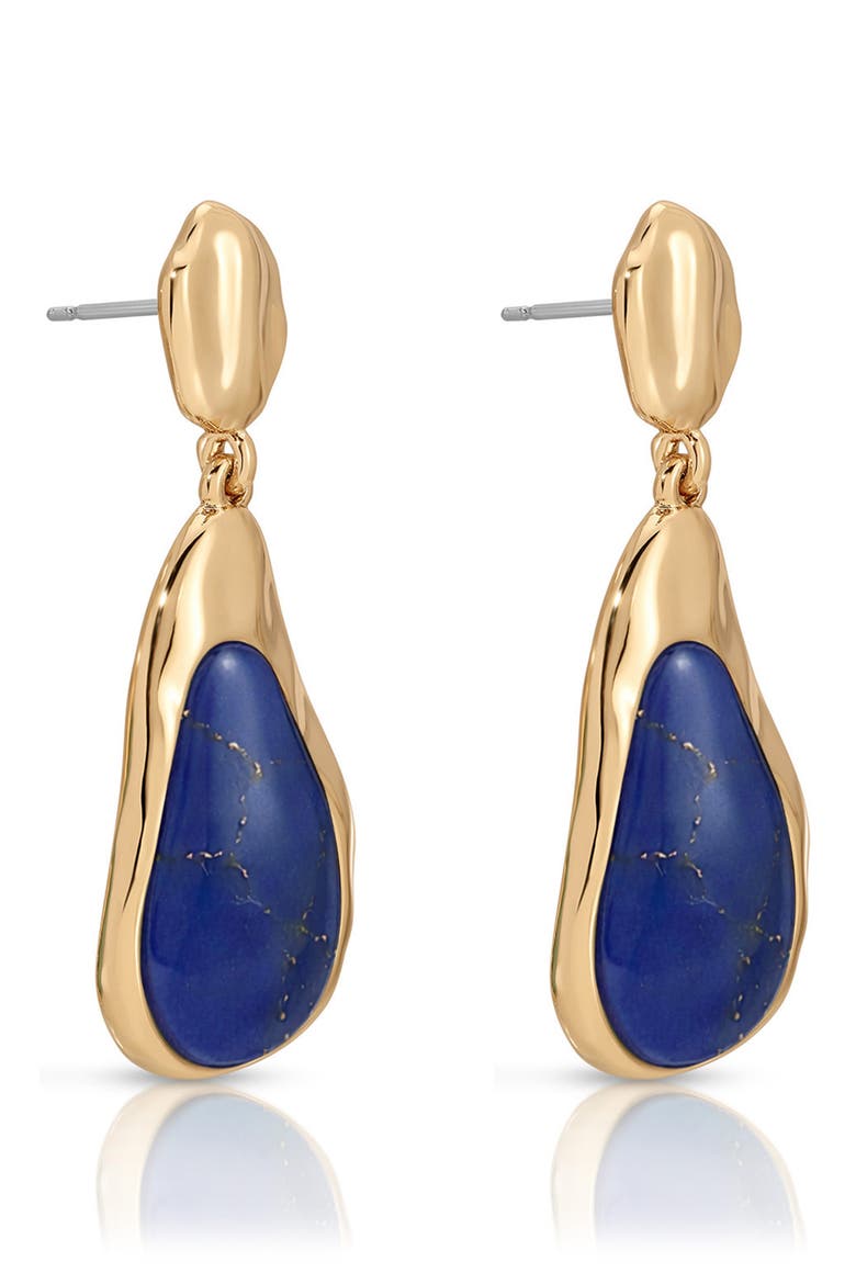 Hidden Gem Lapis Lazuli Drop Earrings, Alternate, color, LAPIS