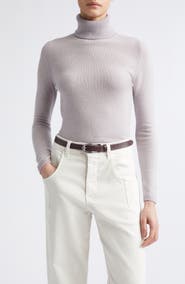 Eleventy Semisheer Cashmere Turtleneck Sweater