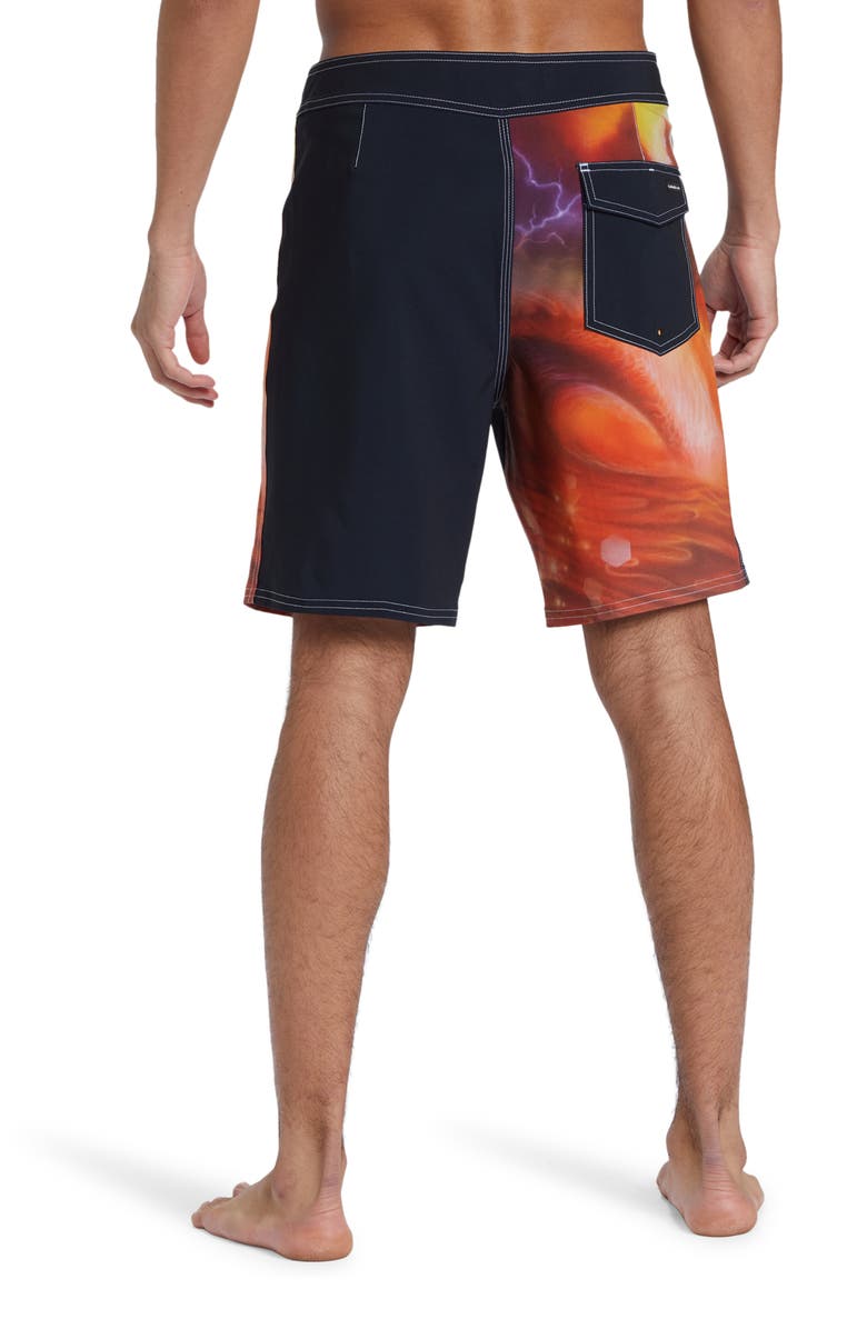 Quiksilver Surfsilk Board Shorts, Alternate, color, Tr Black Paper