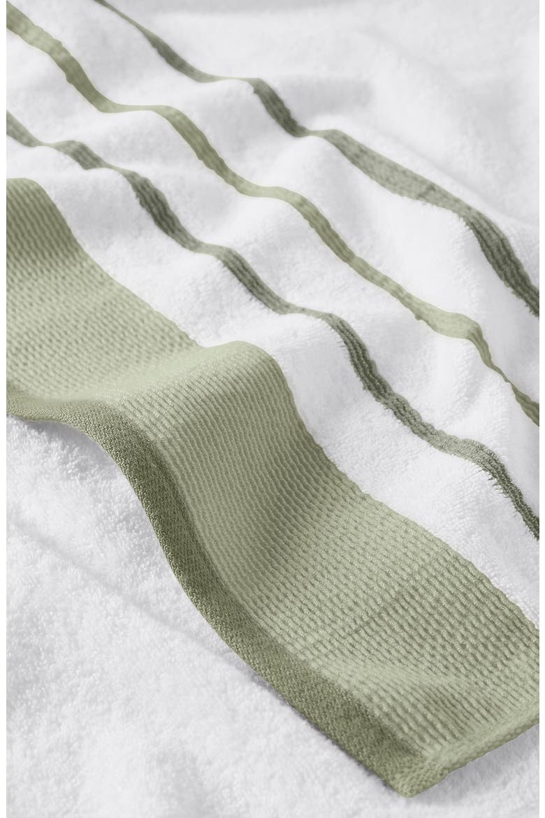Luxurious Cotton 4-Pack Decorative Hand Towels, Alternate, color, DESERT SAGE GREEN / MOSS GREEN