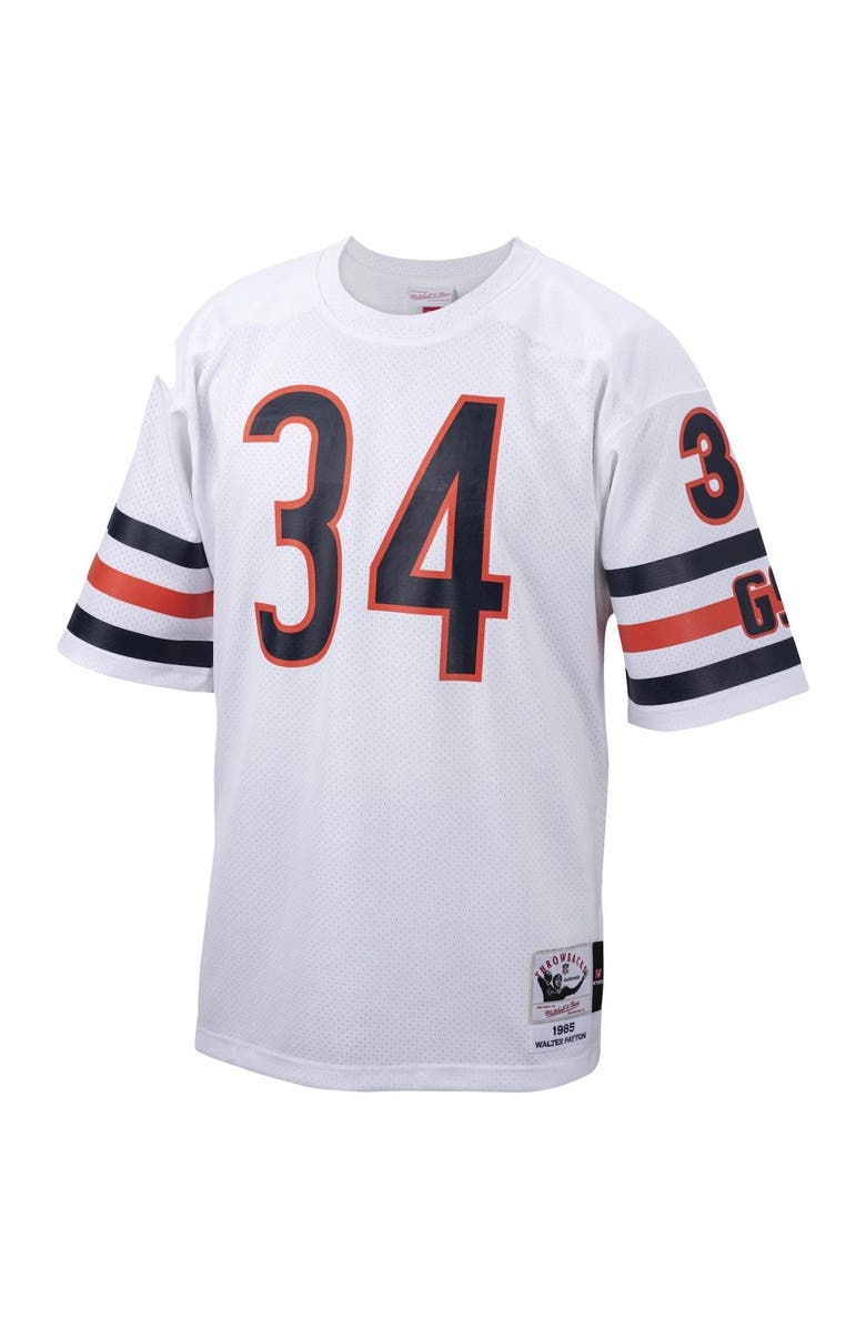 Mitchell & Ness Men's Mitchell & Ness Walter Payton White Chicago Bears Big & Tall 1985 Retired Player Replica Jersey, Alternate, color, White