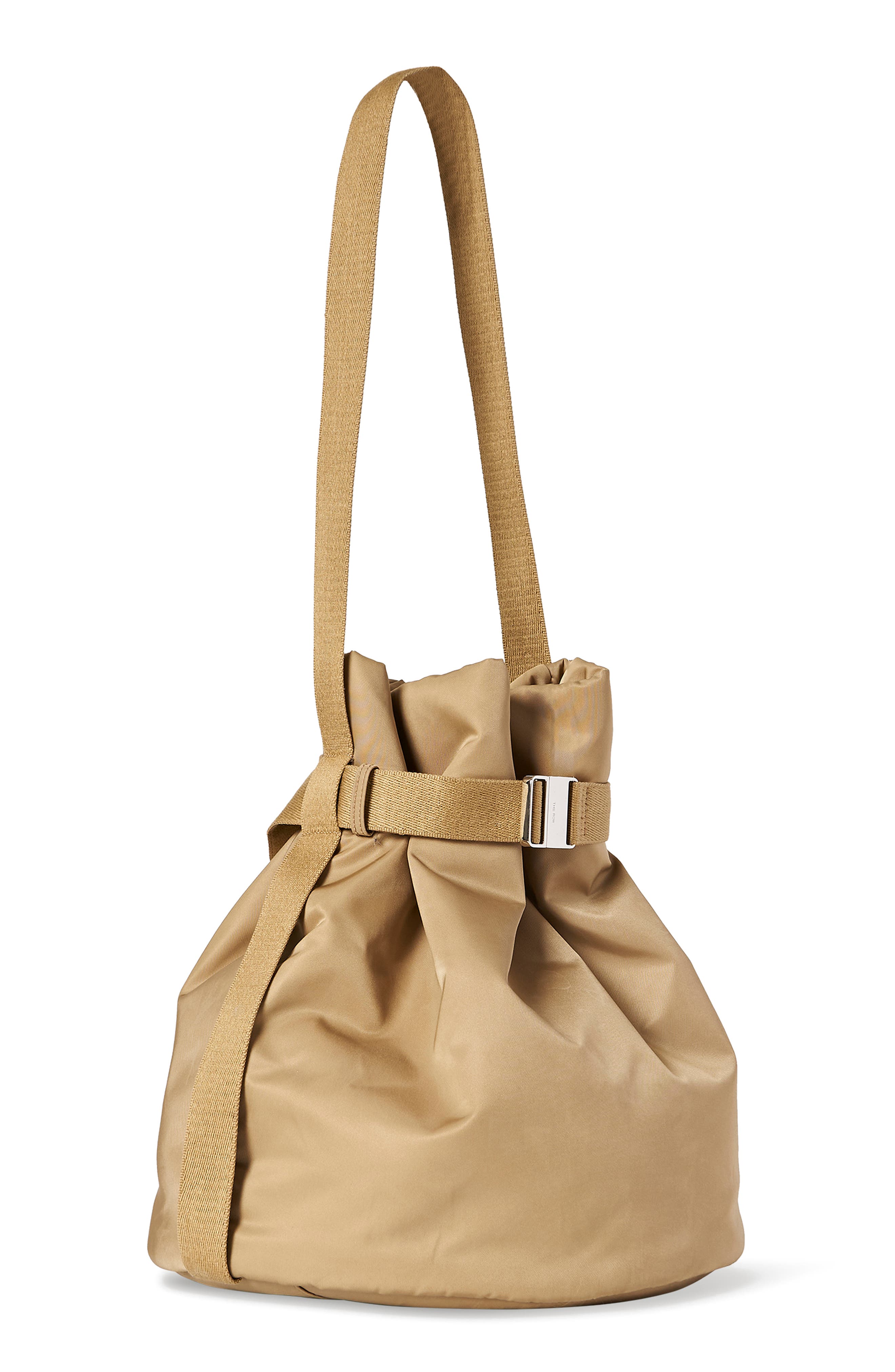 The Row Sporty Leo Nylon Bucket Bag, Alternate, color, 
