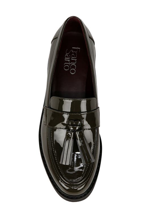 Franco Sarto Carolynn Tassel Loafer In Olive