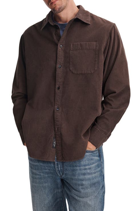 Relaxed Corduroy Shirt Jacket