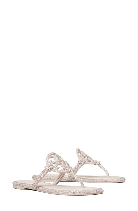 Miller Knotted Crystal Flip Flop (Women)