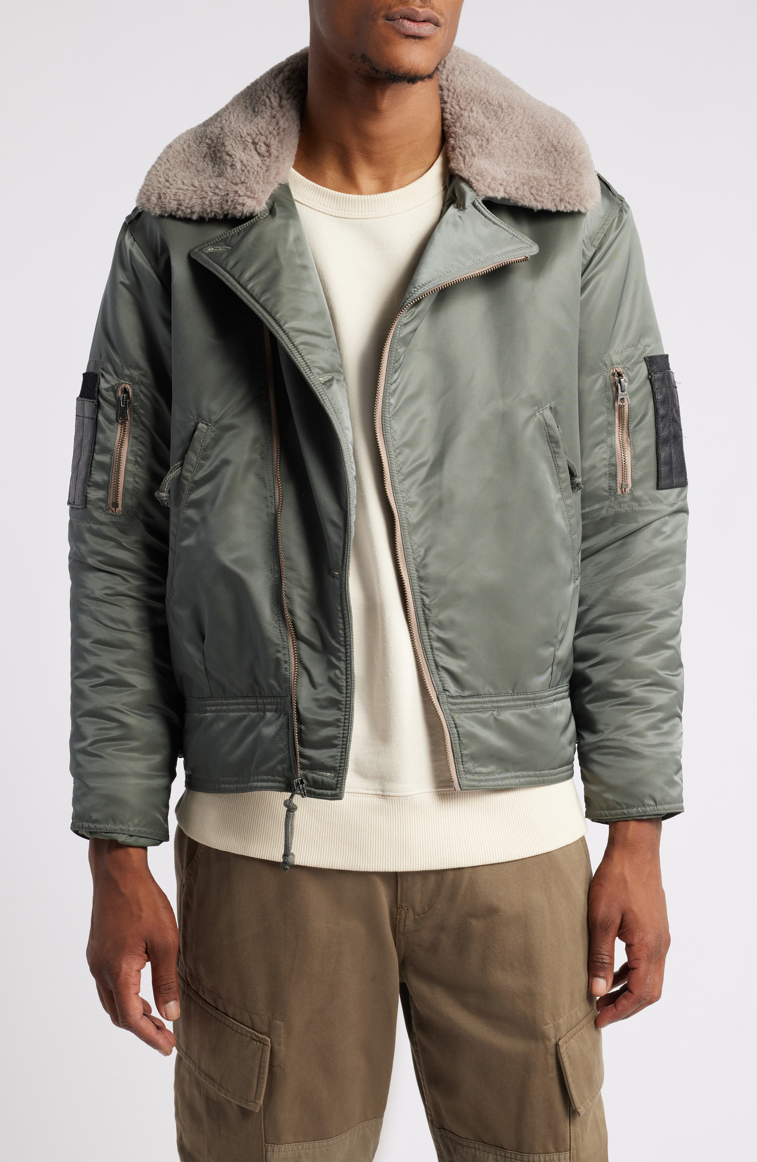 Alpha Industries 1960s Royal Canadian Air Force Jacket in Field Gray 