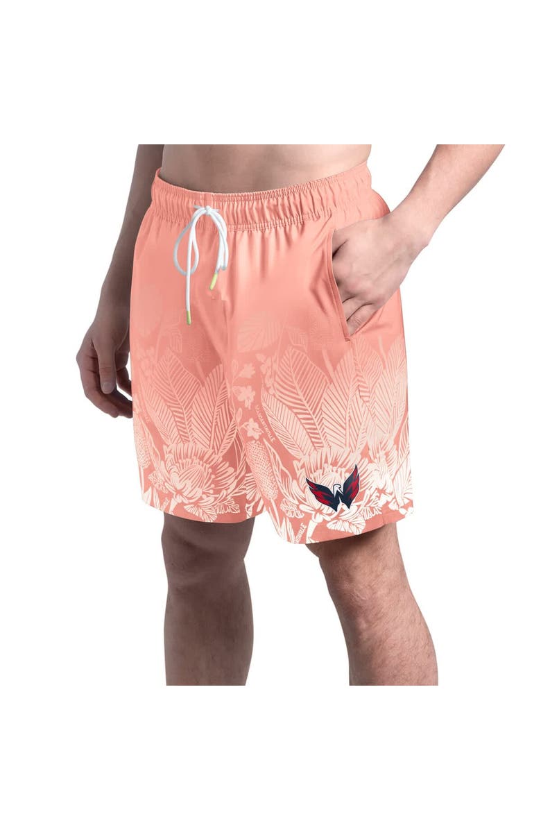Margaritaville Men's Margaritaville  Pink Washington Capitals Lagoon Fiesta Swim Short, Alternate, color, Pink