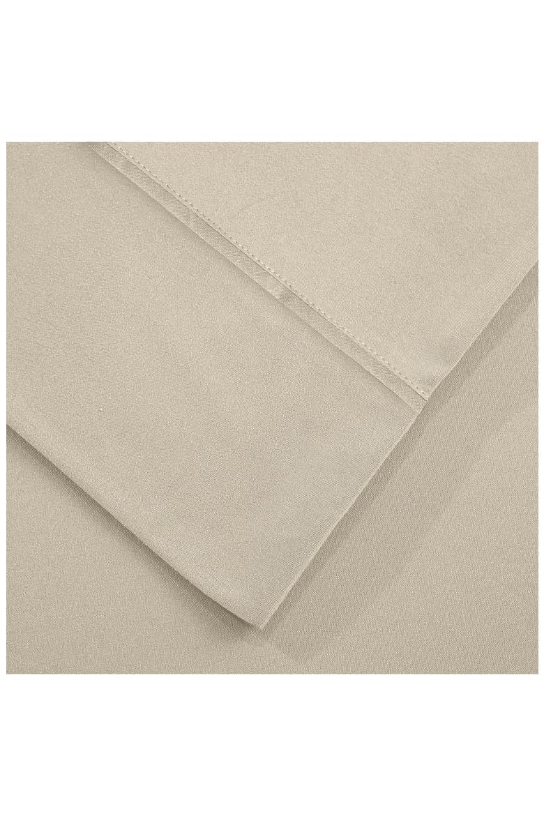 Solid 4-Piece Microfiber Sheet Set, Alternate, color, TAUPE