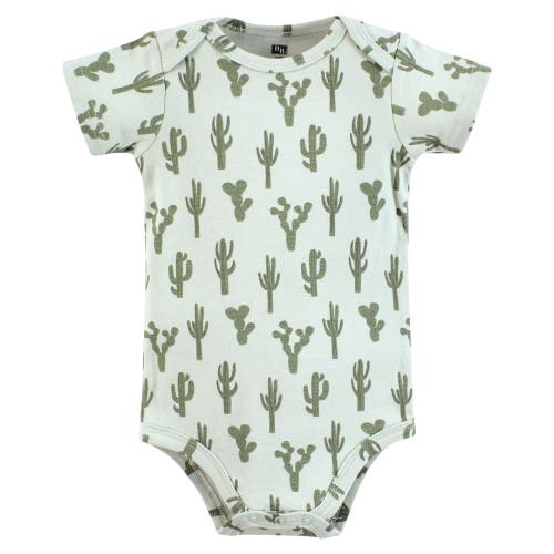 Hudson Baby Essential Cotton Bodysuits 5-piece Set In Multi