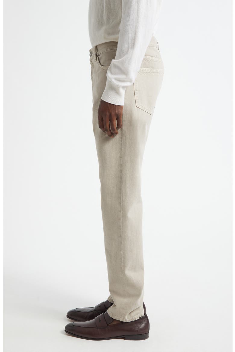 City Fit Nonstretch Denim Jeans, Alternate, color, MED BEIGE SOLID