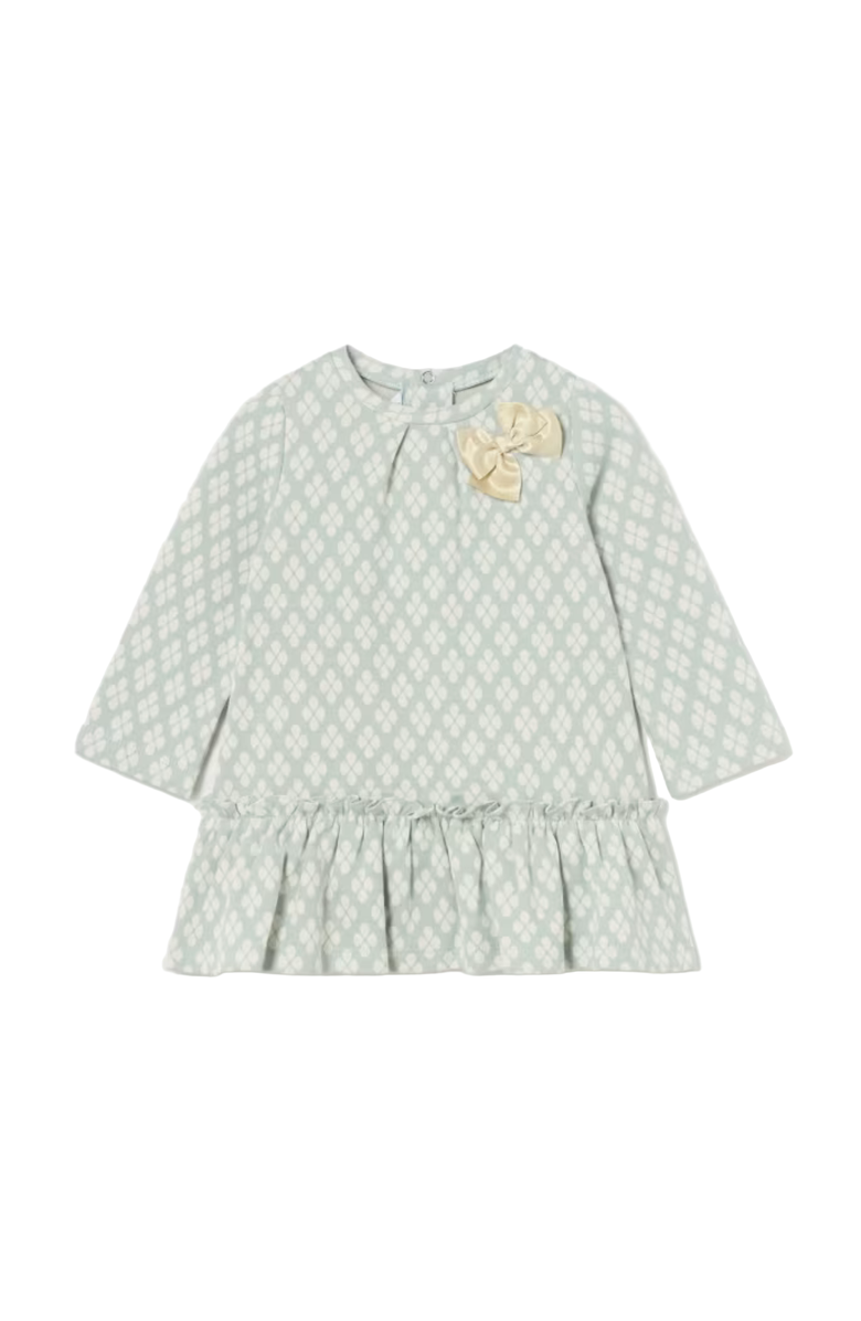 Mayoral Baby Jacquard Dress, Main, color, Green