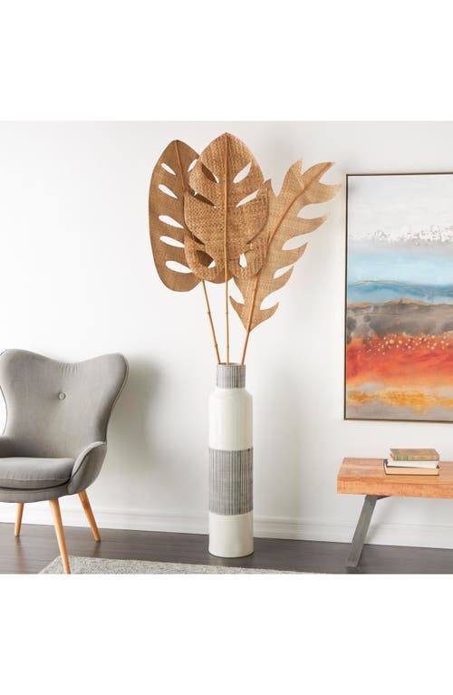 Sonoma Sage Home 3-piece Natural Dried Bamboo Leaf Foliage In Light Brown