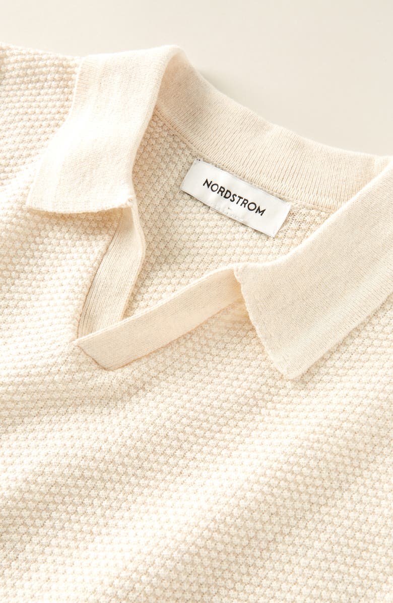Kids' Tipped Cotton Polo Sweater
