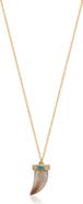GLAZE JEWELRY Accent Horn Pendant Necklace