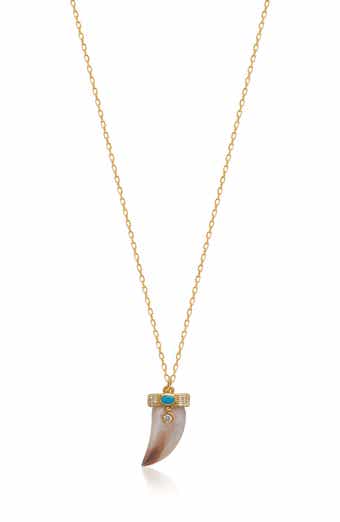 Accent Horn Pendant Necklace