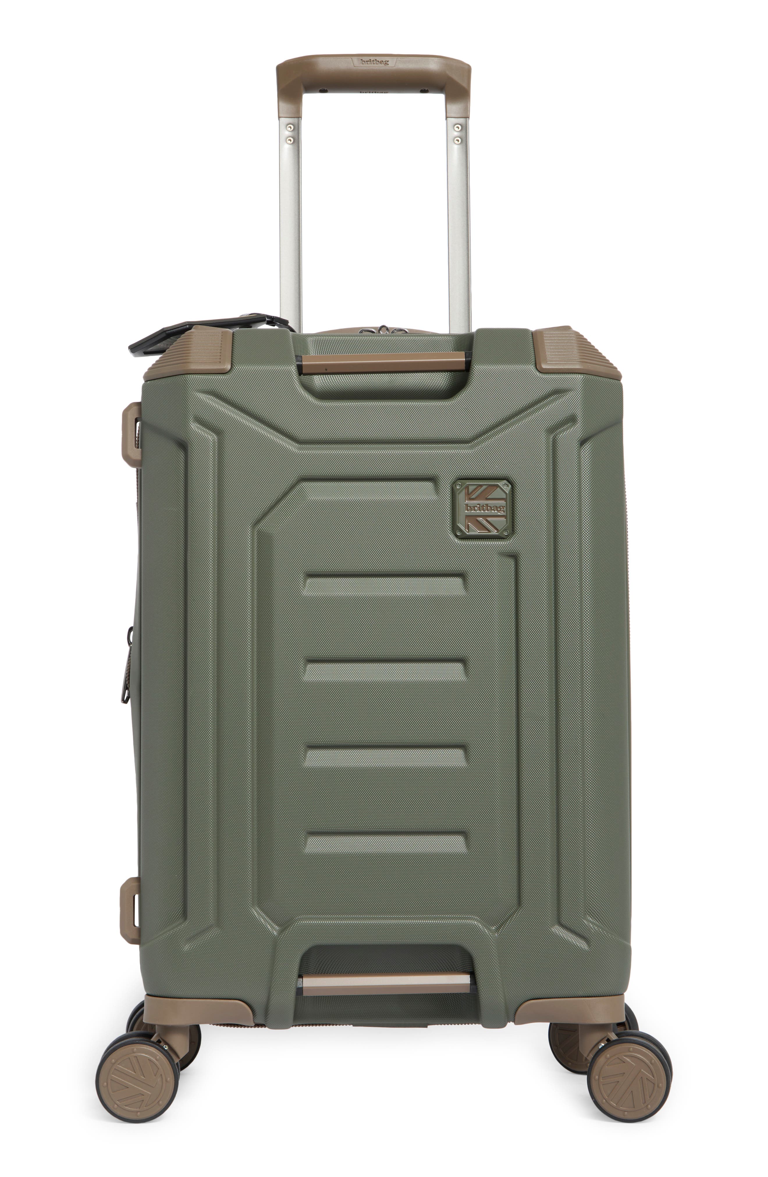Britbag Stonesfield 21-Inch Hardside Carry-On Spinner Luggage, Main, color, Grape Leaf