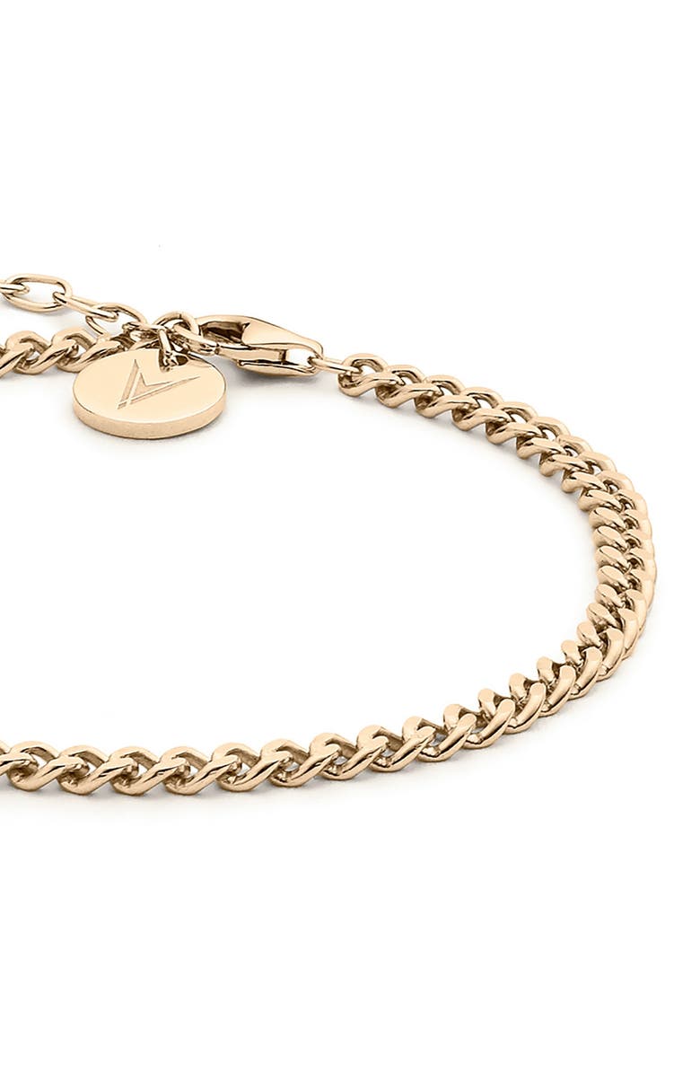 Vincero The Cuban Link Bracelet, Alternate, color, Gold