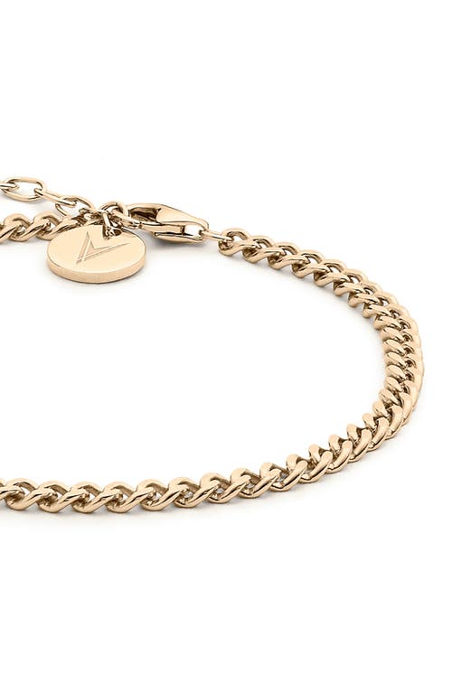 Vincero The Cuban Link Bracelet In Gold