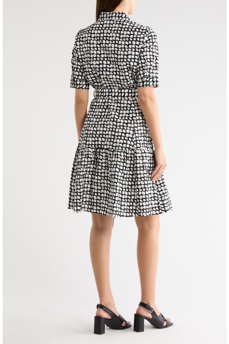 calvin klein gingham shirt dress Calvin Klein Womens Black Above The Knee Shirt Dress Petites 4P, Women's