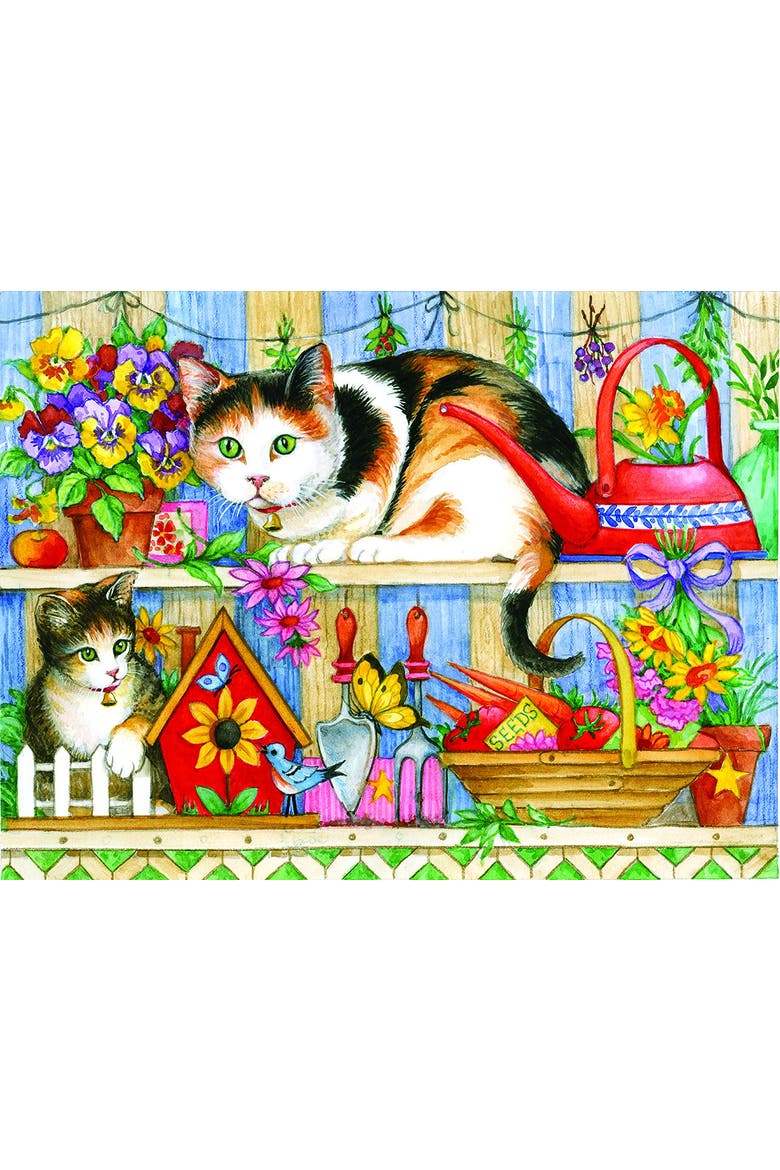 Cat Bells 500 piece Jigsaw Puzzle for Adults, Alternate, color, Multicolor