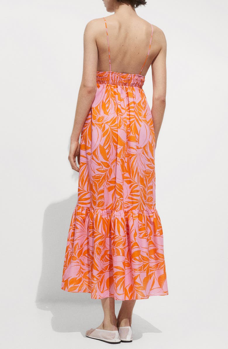 MANGO Carina Sundress, Alternate, color, Orange
