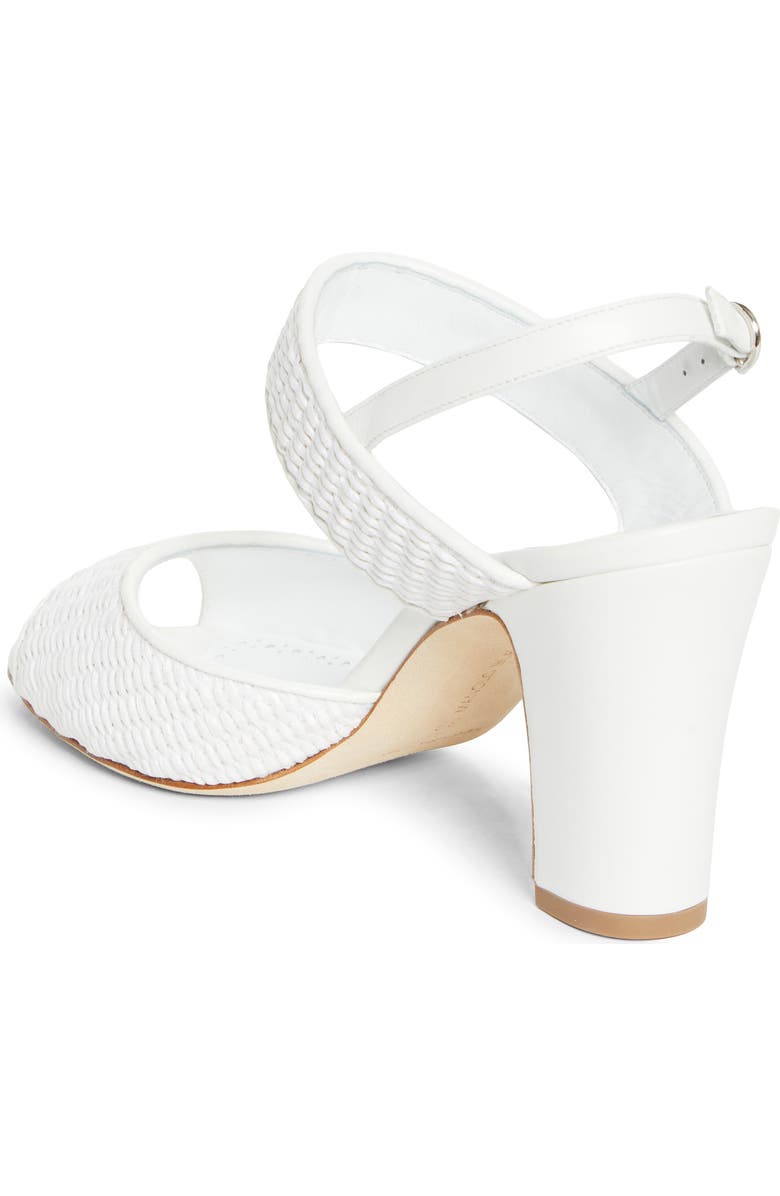 Manolo Blahnik Khiko Slingback Sandal, Alternate, color, White