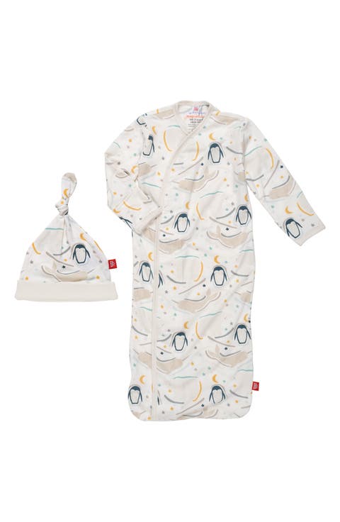 Wish You Whale Sleep Gown & Hat (Baby)