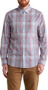 Original Penguin Plaid Long Sleeve Button-Down Shirt