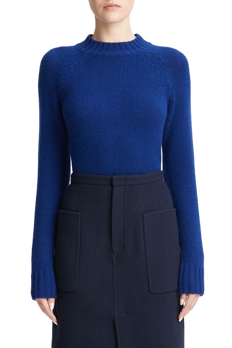 Brushed Pencil Skirt, Main, color, DEEP CASPIAN
