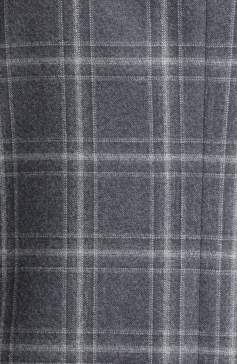 Canali Kei Classic Fit Plaid Wool Sport Coat, Alternate, color, 