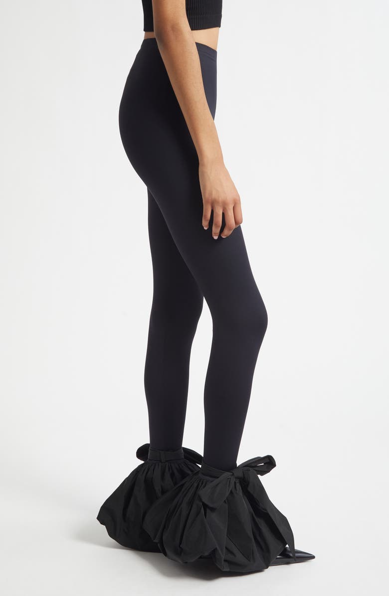 Vaquera Pouf Flare Leggings, Alternate, color, Black 1