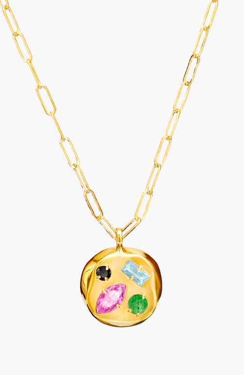 Birthdate Co. The October Birthdate Gold Pendant In October 15th - Gold