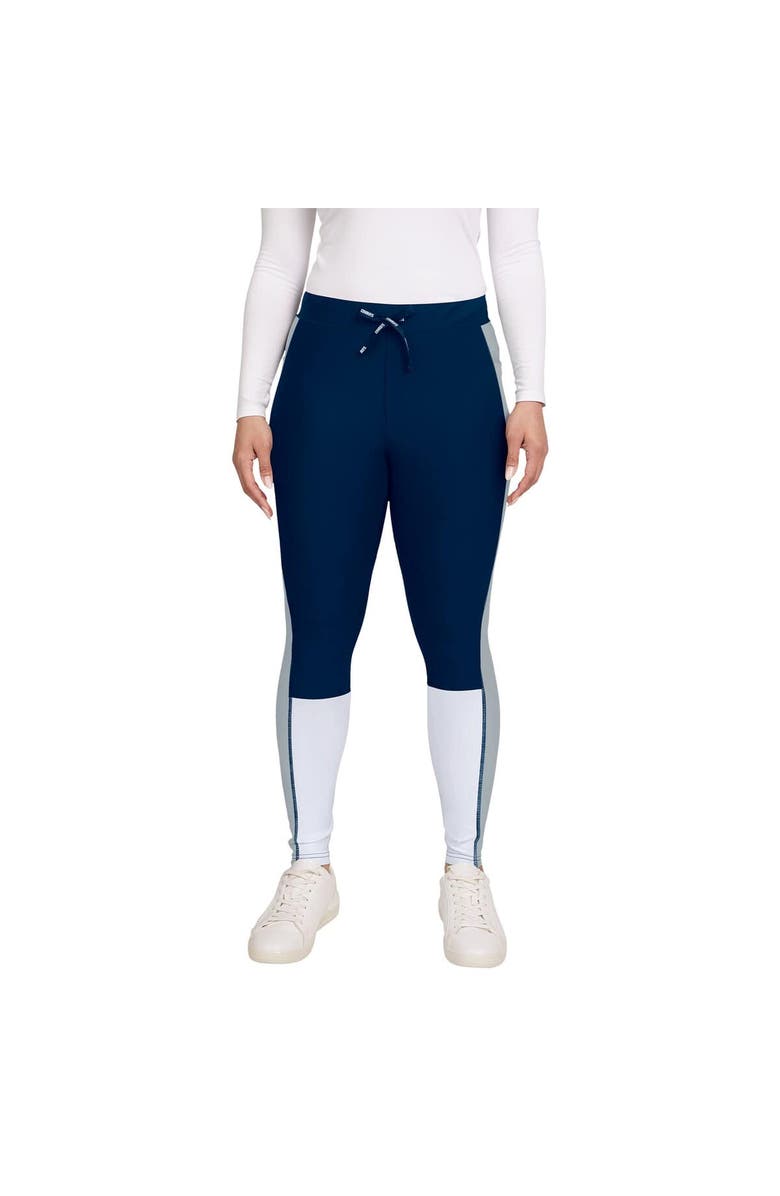 WEAR by Erin Andrews Women's WEAR by Erin Andrews Navy Dallas Cowboys Color-Block Leggings, Alternate, color, Navy