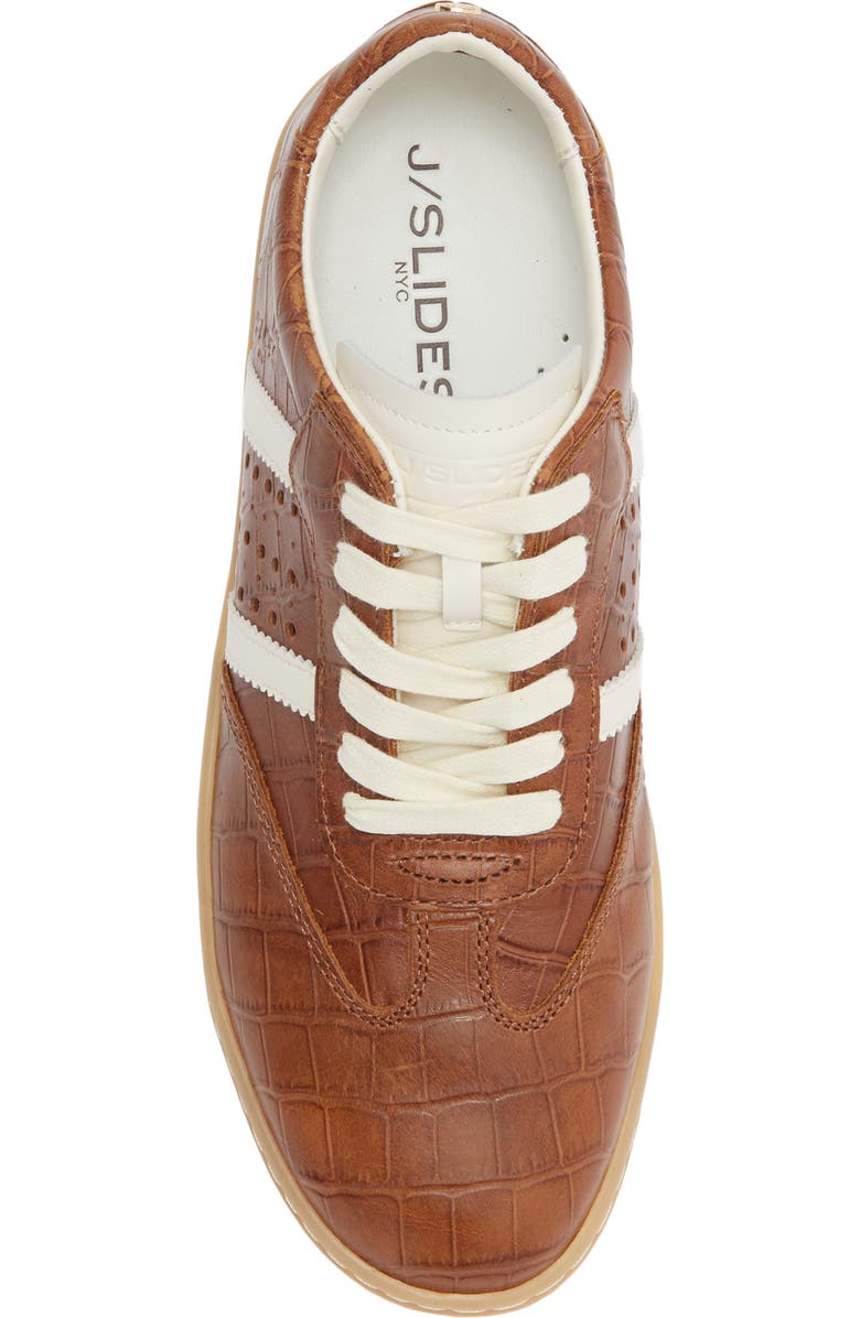 JSlides Hunter Leather Sneaker, Alternate, color, Tan