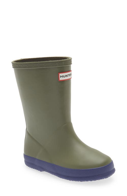 Hunter Kids' First Classic Rain Boot In Green